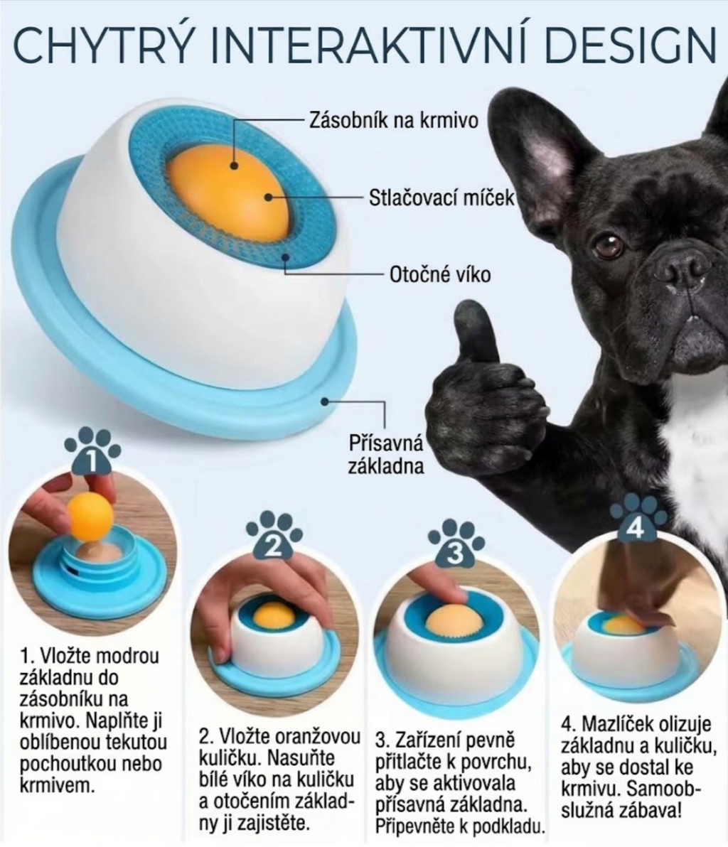 Interaktivní lízací dávkovač dobrot ProBall