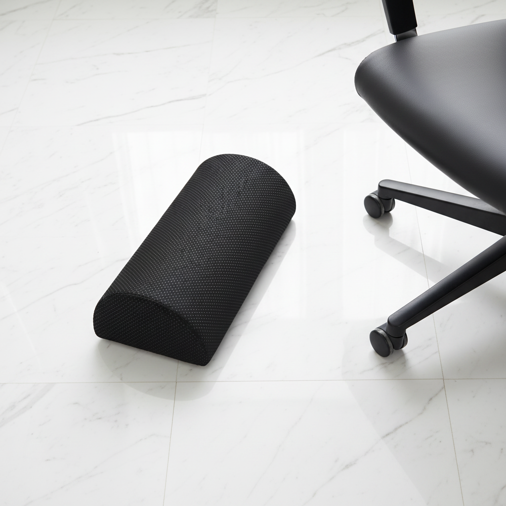 Ergonomická opěrka nohou – paměťová pěna, protiskluzová